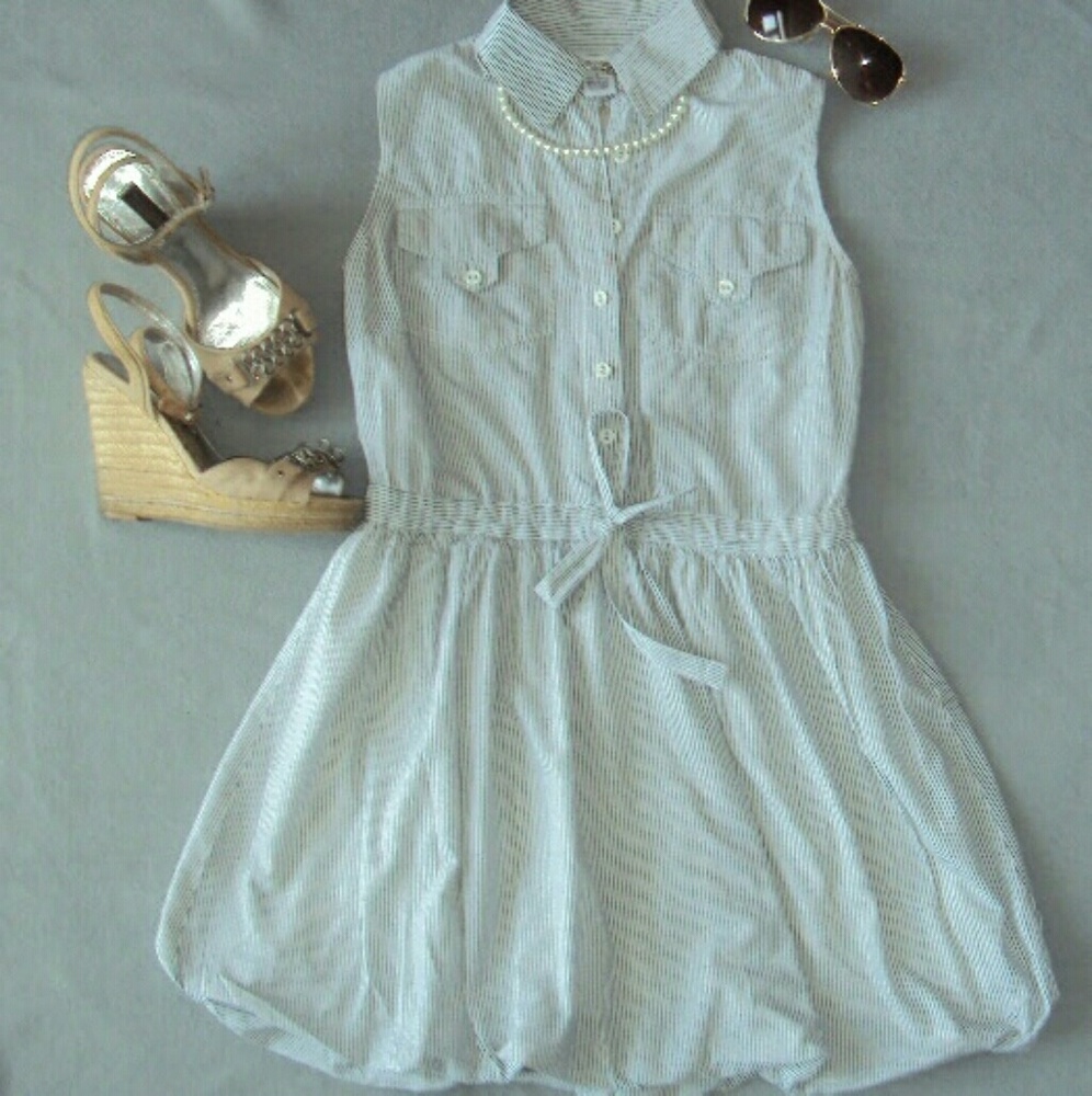 Striped Collared Dress